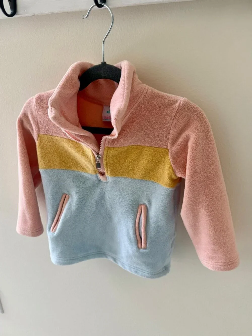 Stitchy Fish Girl Fleece Jacket Size 24m